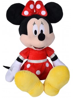 PEL.MINNIE 60CM VESTITO ROSSO