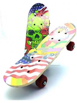 T.L-SKATEBOARD LEGNO 43CM ASS