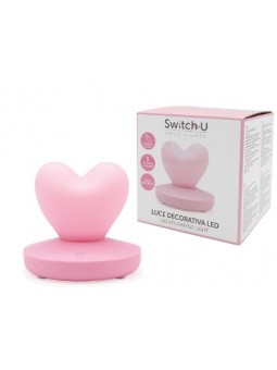 GADGET-LAMPADA CUORE ROSA...