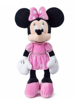 PEL.MINNIE 75CM VESTITO FUXIA