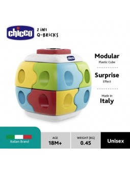 P.I-CHICCO BRICKS 2IN1 CUBO