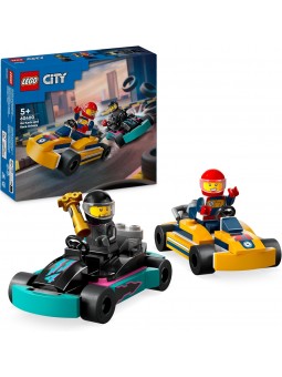 COS-LEGO CITY GOKART E PILOTI