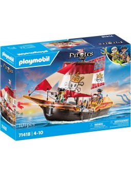 COS-PLAYMOBILE PIRATES NAVE...